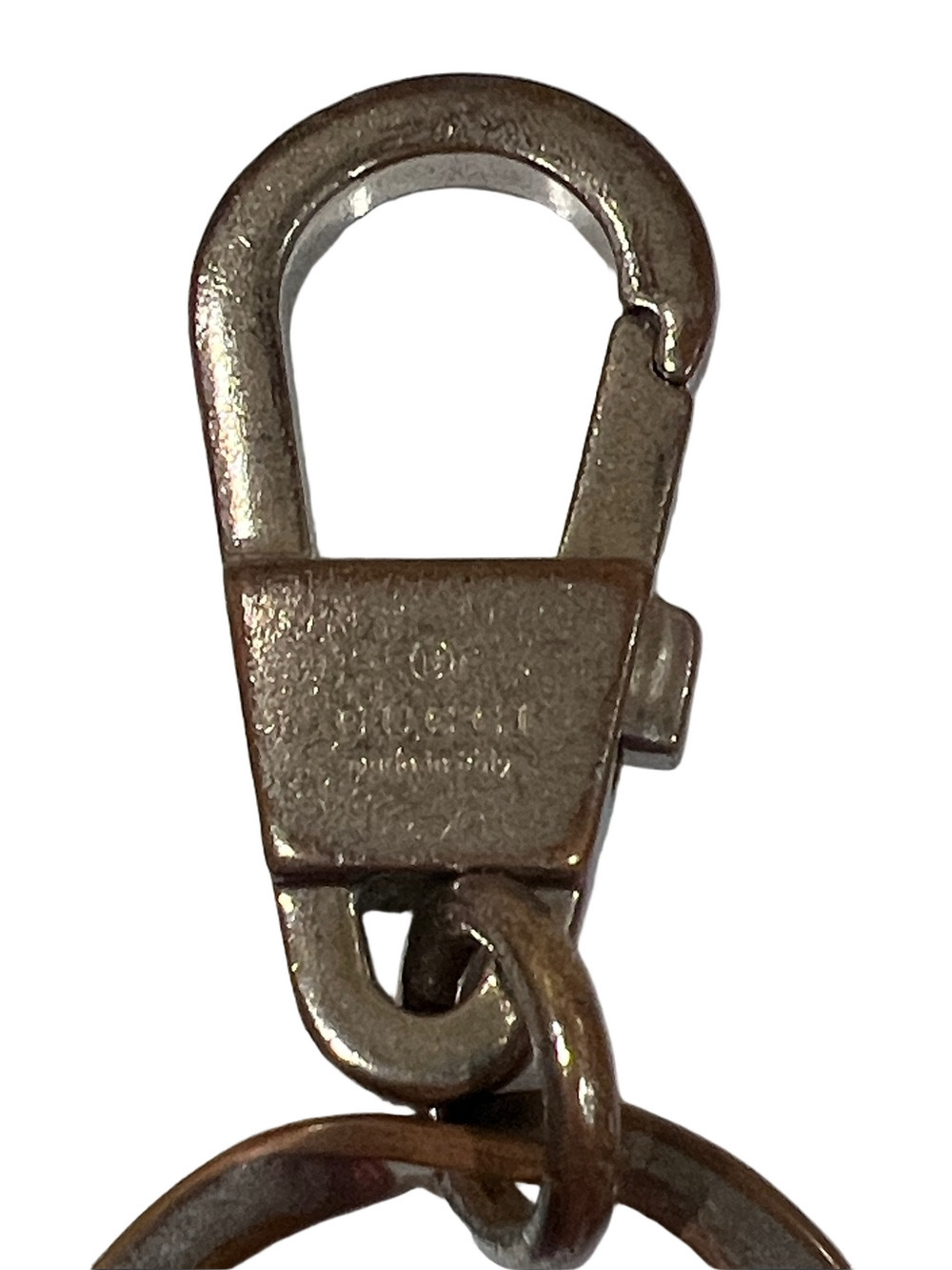 Gucci Black Leather Key Holder with Silver Clip - Picture 7 of 8